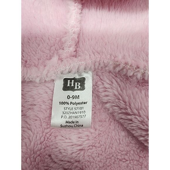 Pink Unicorn Bathrobe for 0-9 Month Olds - Picture 4 of 4